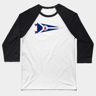 Fort Wayne  Flag Pennant Baseball T-Shirt